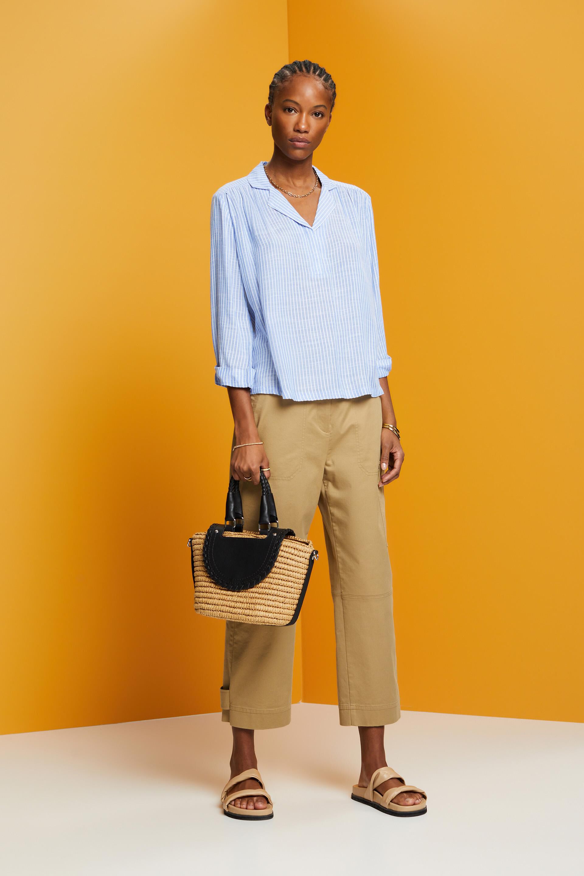 Blouse de coupe ample, LENZING™ ECOVERO™