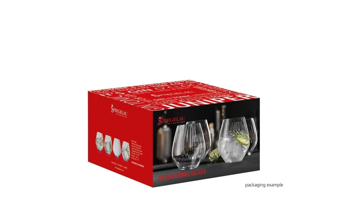 Eulenspiegel Whiskyglas »Spiegelau Gin Glas 625 ml, 4 Stück, Transparent« Aromaentfaltung, Brillianz, Kristallklar, Stossfest