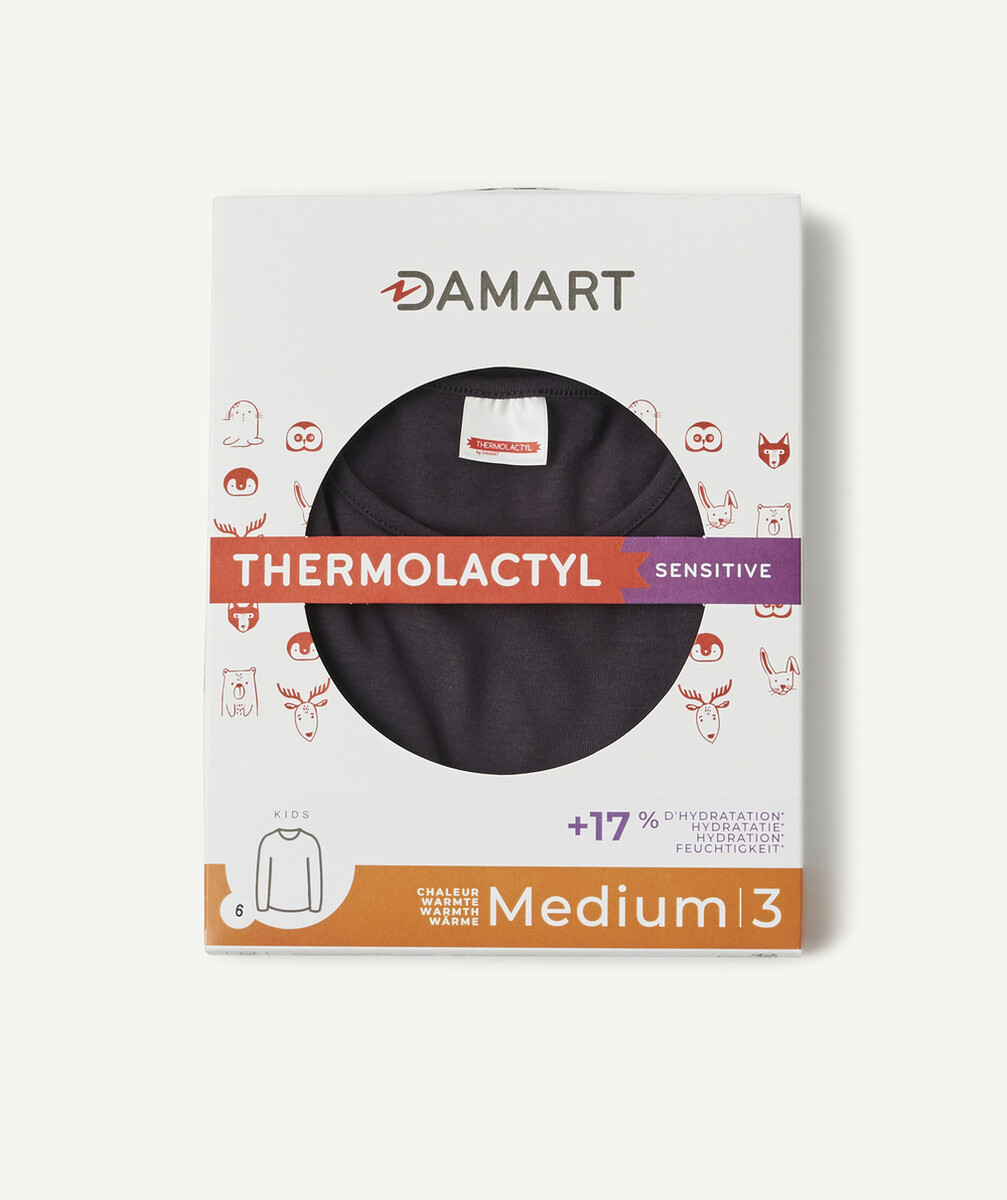 DAMARTLE T-SHIRT THERMOLACTYL GRIS MIXTE