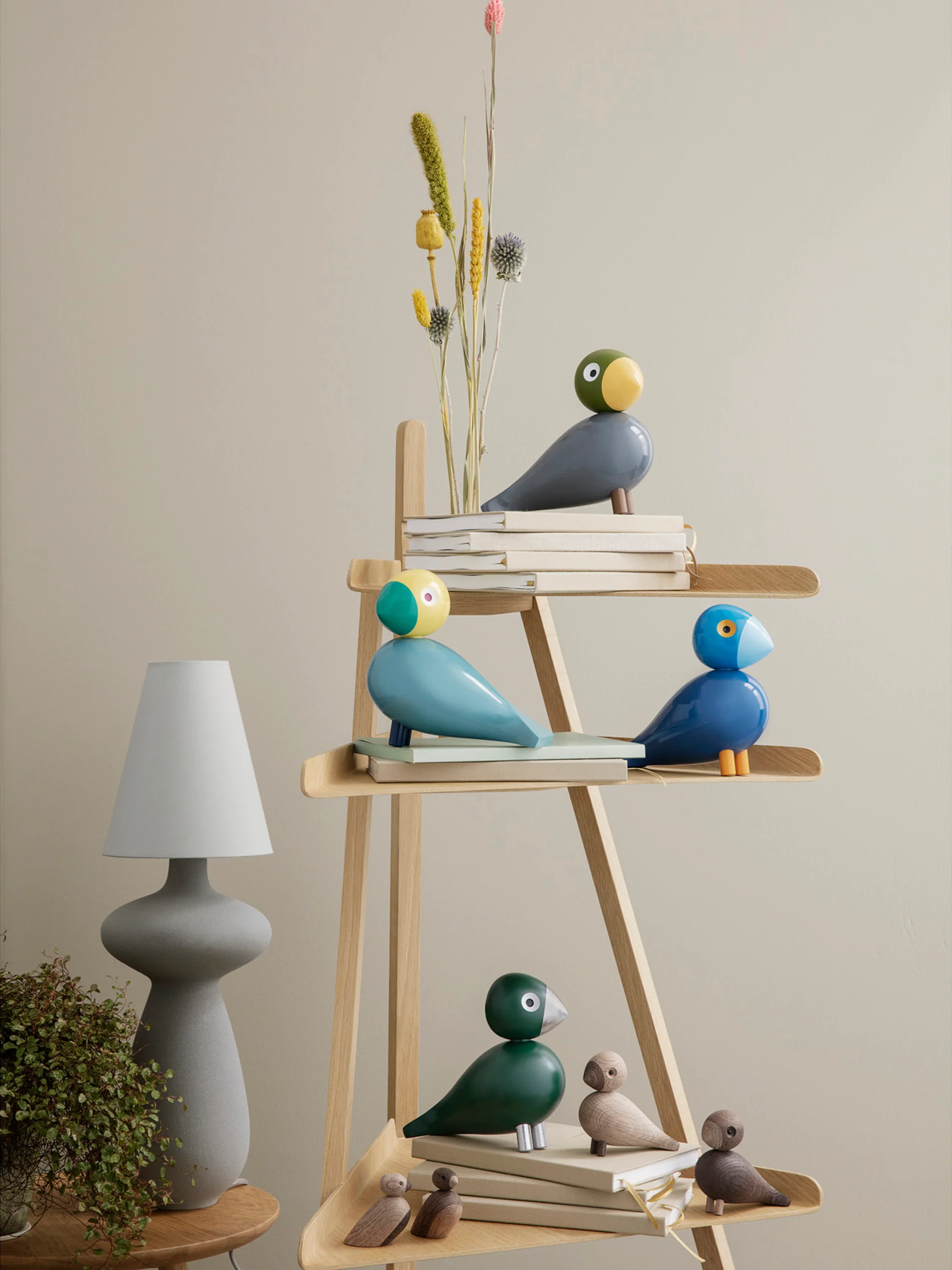Decoratief object Songbird Kay van beukenhout