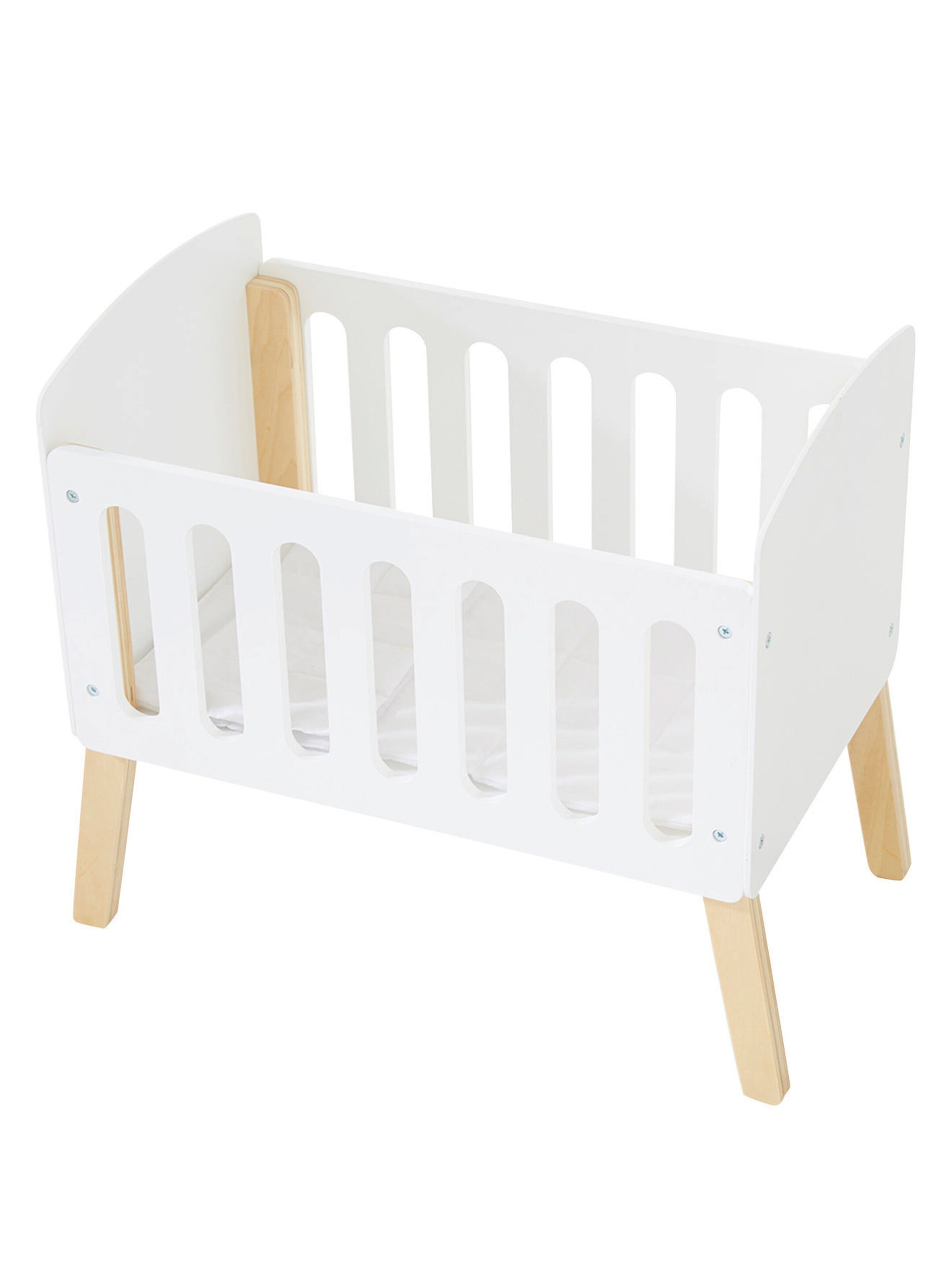 Vertbaudet Puppenbett PETITE MAISON Holz FSC® weiß/natur