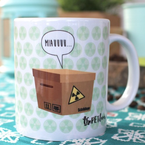 Caneca branca Schrödinger