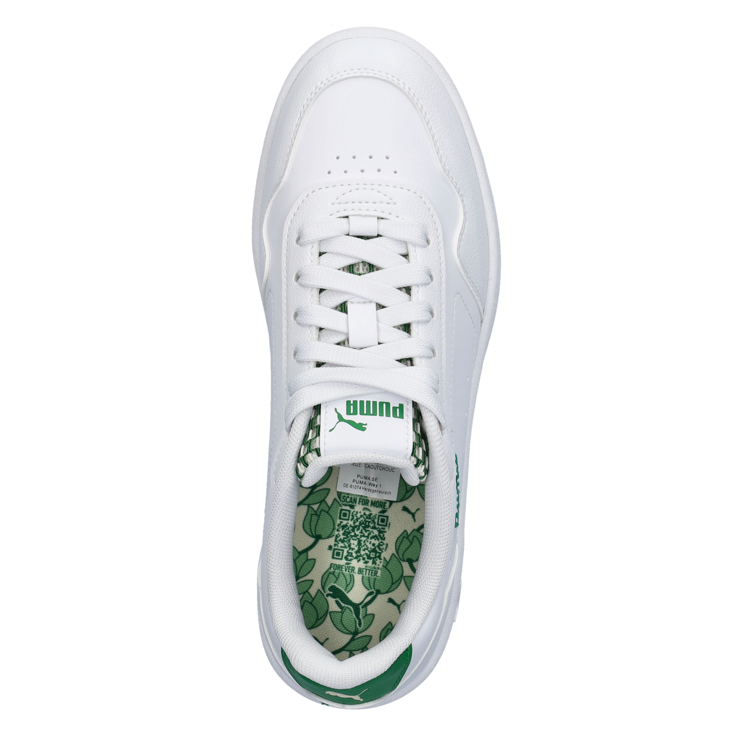 Court Classy Blossom dames sneaker Puma Wit