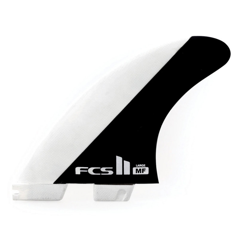 AILERONS SURF FCS II MICK FANNING PC NOIR/BLANC Thruster