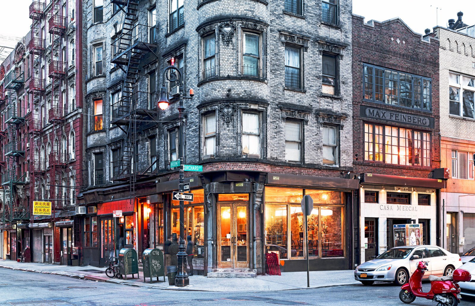 Corner of Orchard Street and Broome Street by Horst & Daniel Zielske - Limited Edition. Edition of: 150. Signed.