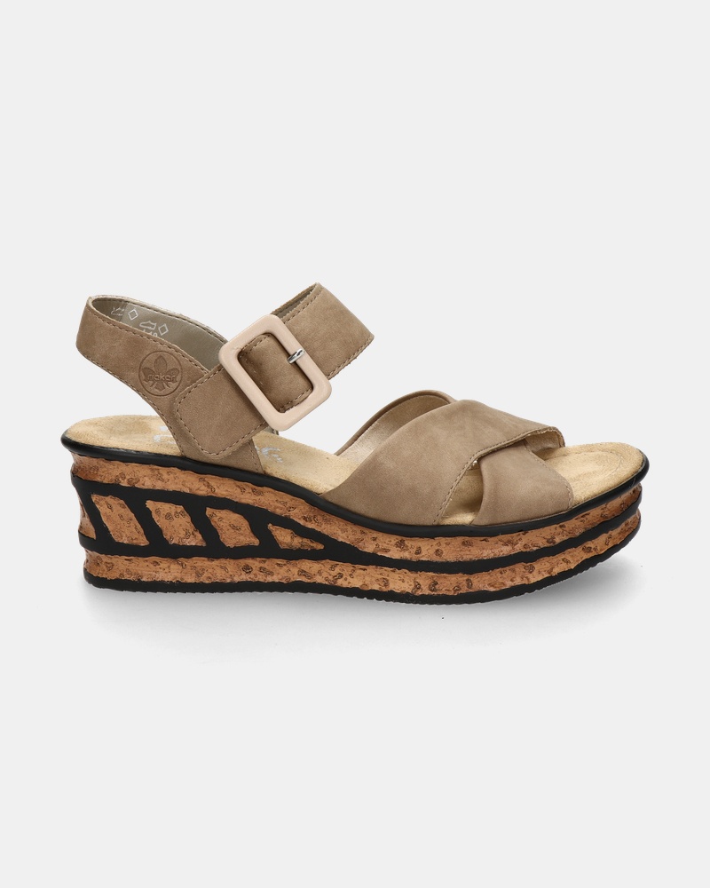 Rieker Sleehak  - taupe