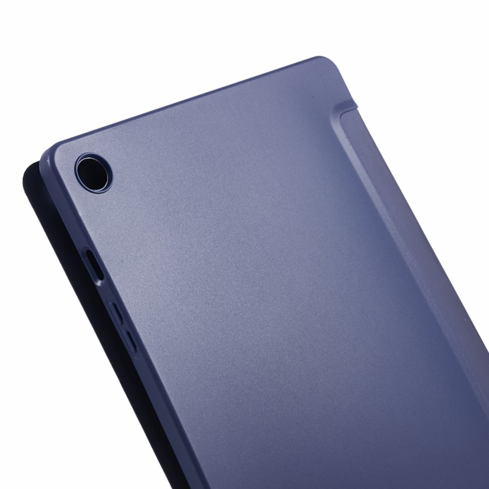 Samsung Galaxy Tab A9  Plus Leder Tasche Flip Cover Hülle - Dunkelblau