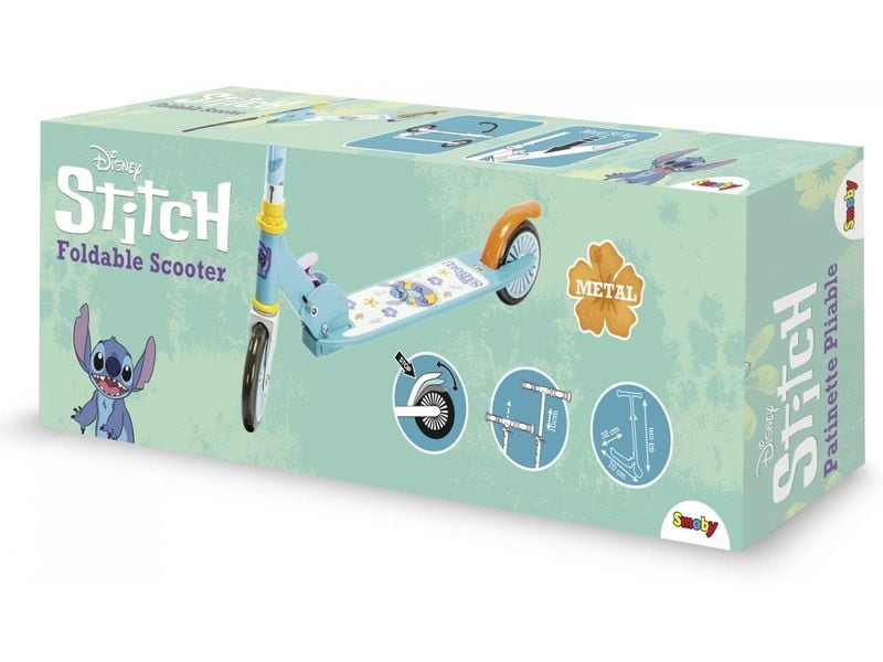 Smoby Stitch Roller mit Bremse 2-Rad-Scooter für Kinder