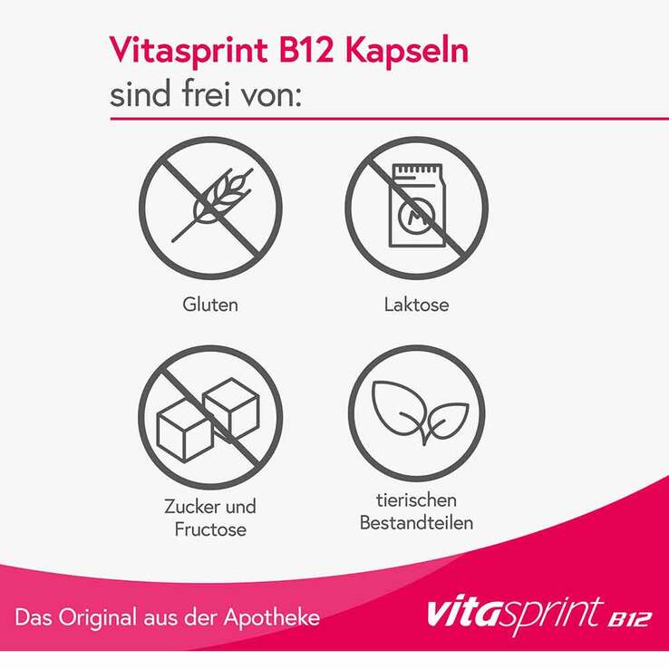 vitasprint B12 Kapseln, 50 St