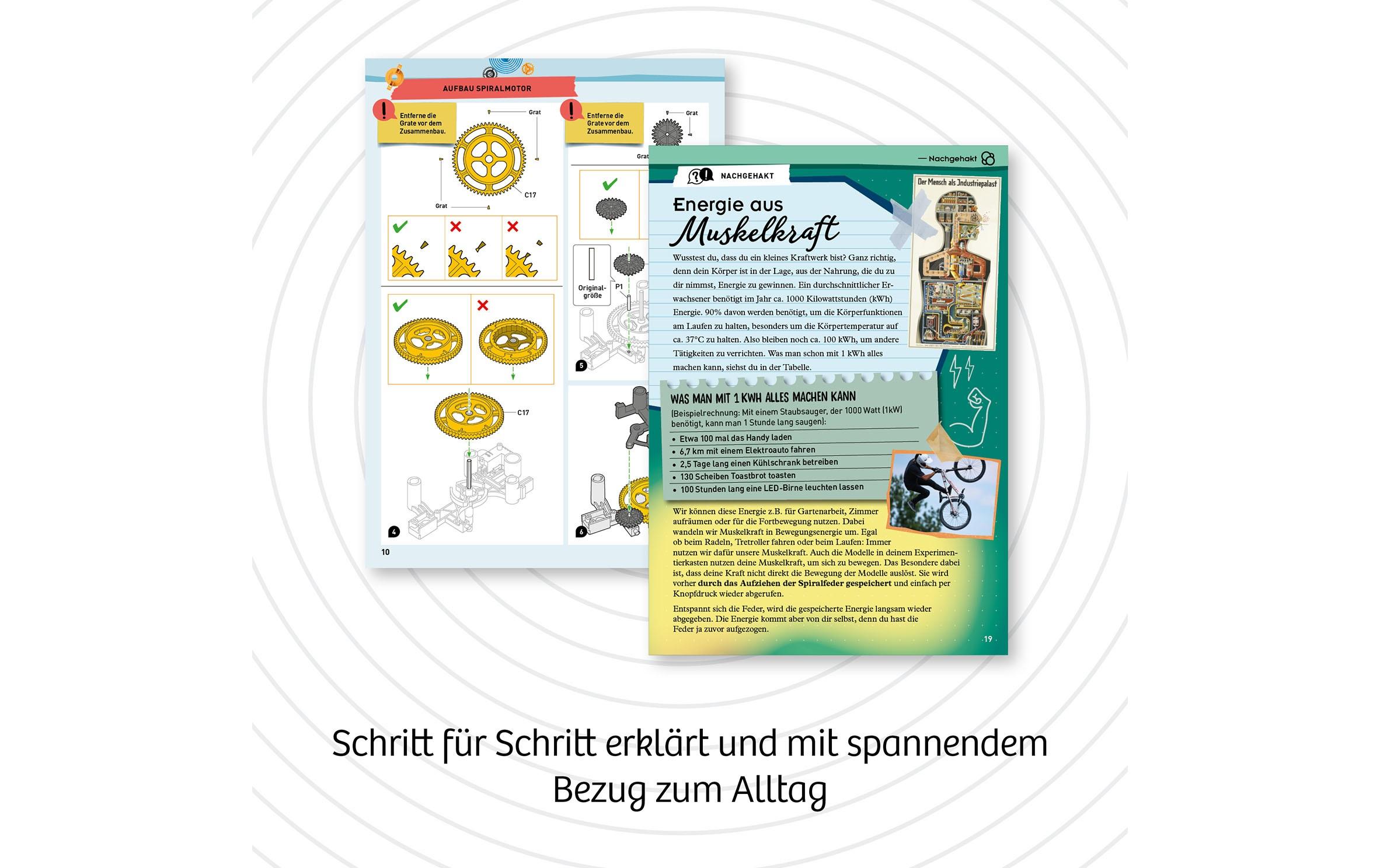 Experimentierkasten Mechanical PowerFaszinierende Modelle mit Spiral-Motor