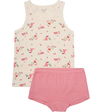 CeLaVi Unterwäsche-Set - Unterhemd/Slips - Powder Pink