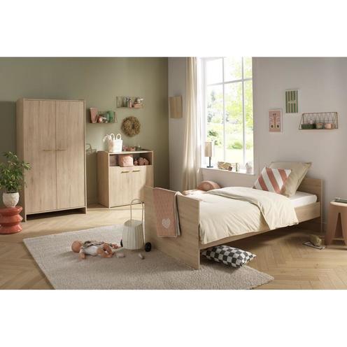 Chambre Trio Lit transformable 60x120 + Commode + Armoire ADELE - SAUTHON