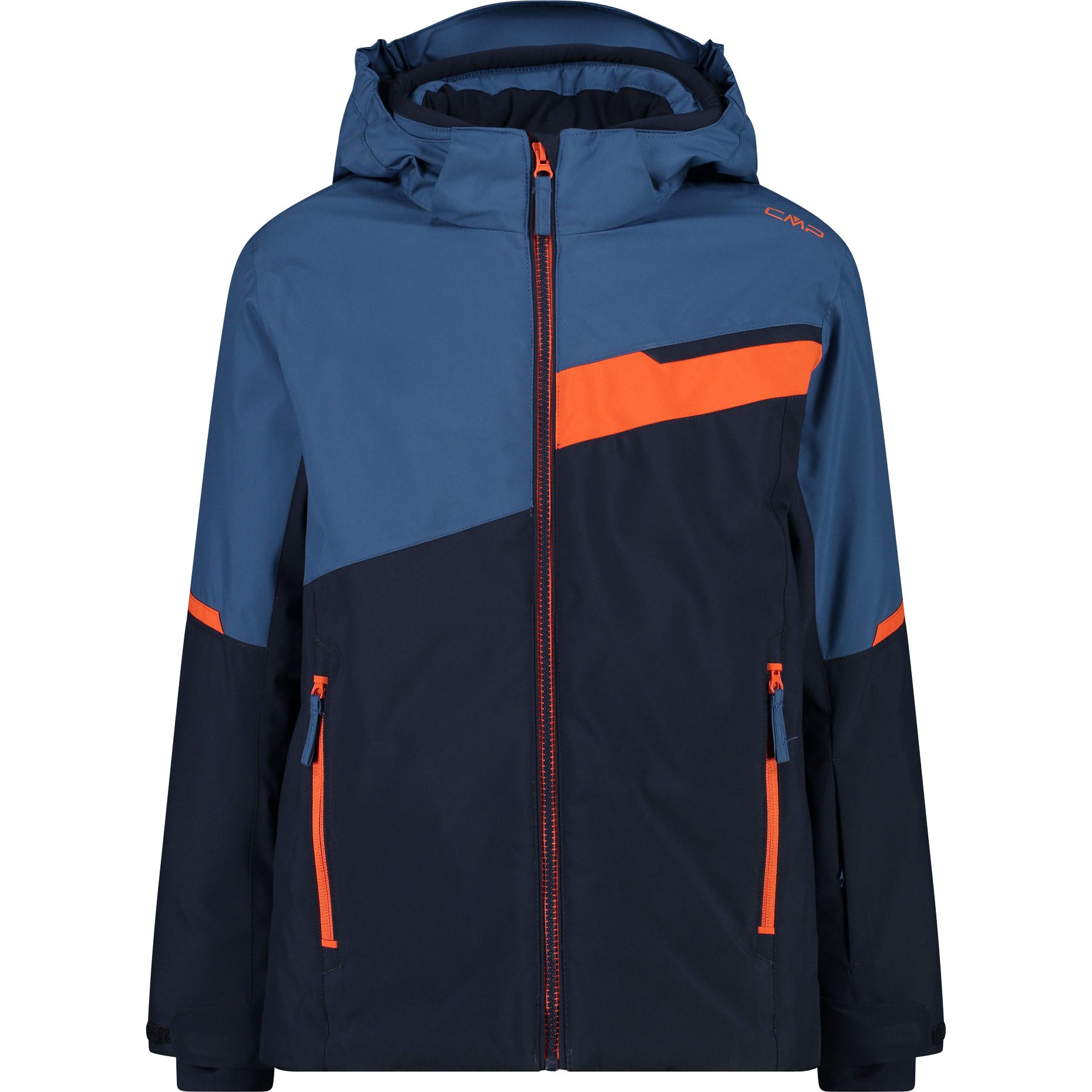 CMP Twill-Skijacke Kinder schwarz-blau