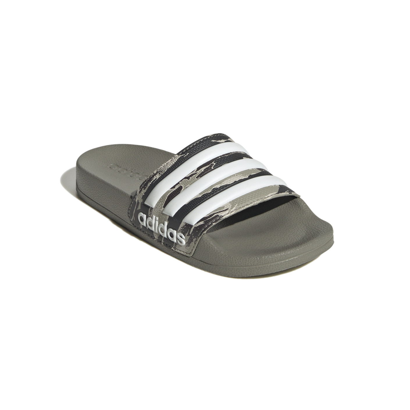 Adidas Adilette Shower Slippers Kids Camo Groen Wit