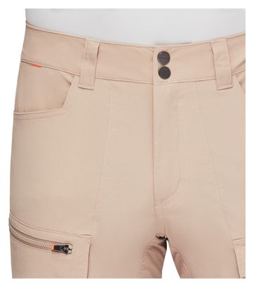 Pantalon de Randonnée Mammut Zinal Hybrid Beige - Short
