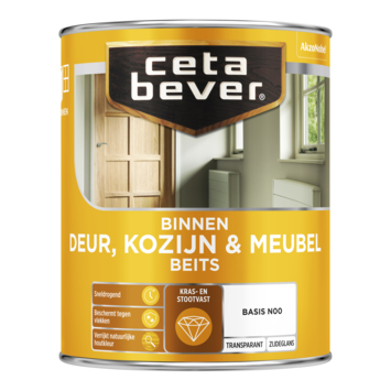 CetaBever Deur, Kozijn & Meubelbeits zijdeglans transparant 1 liter