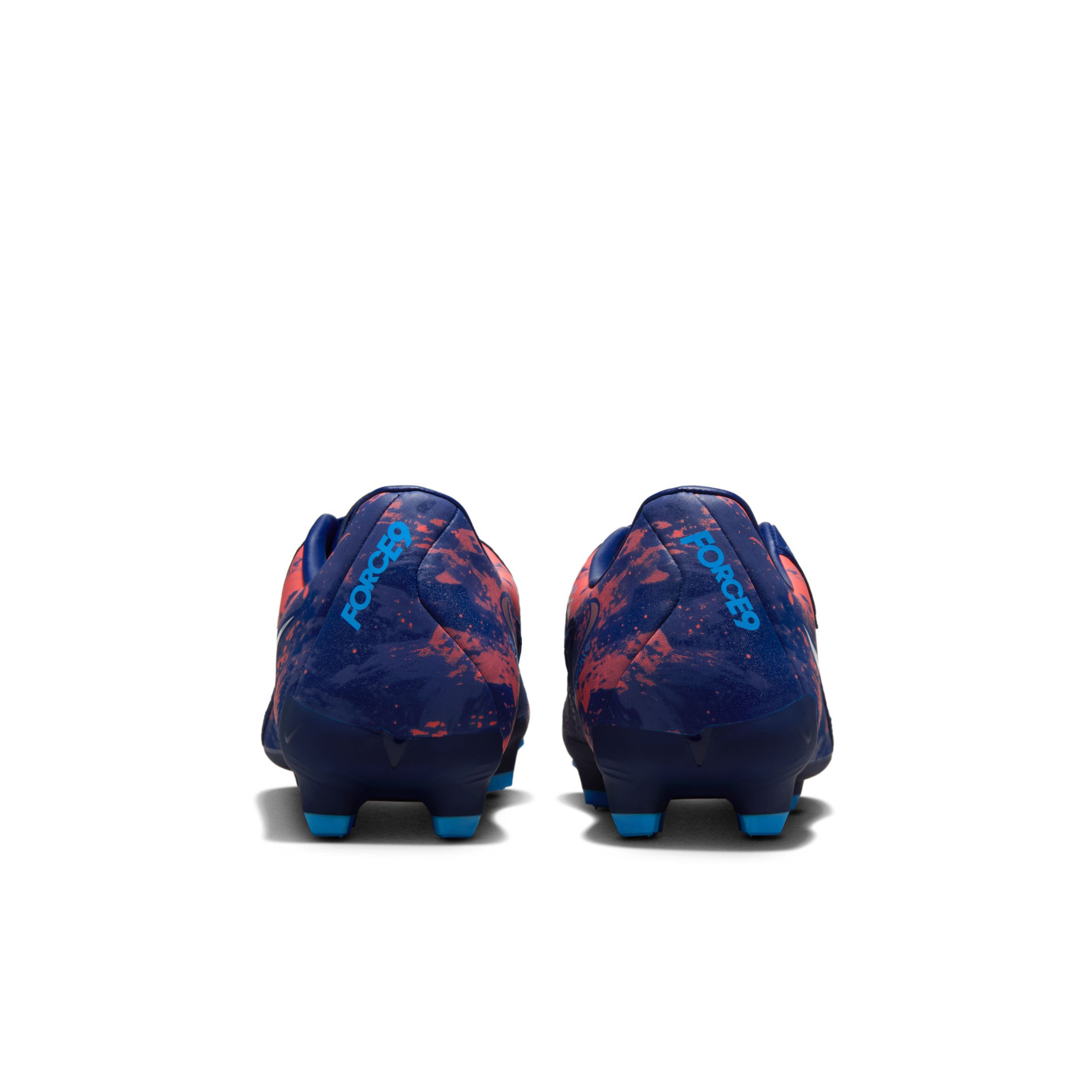 Nike Phantom GX II Haaland Academy Gras / Kunstgras Voetbalschoenen (MG) Donkerblauw Oranje Zilver