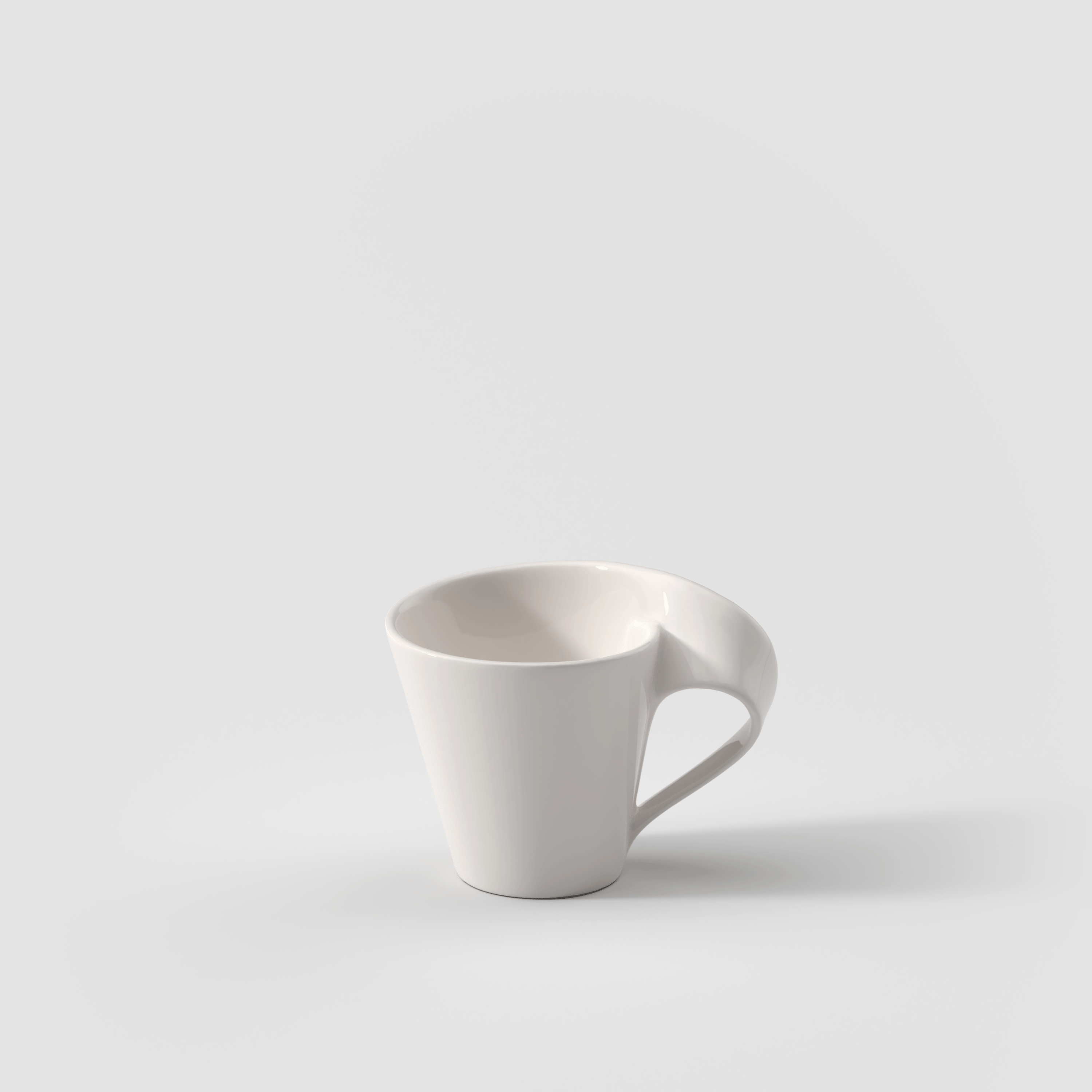 NewWave Espresso cup White, 1.7 oz, Premium Porcelain