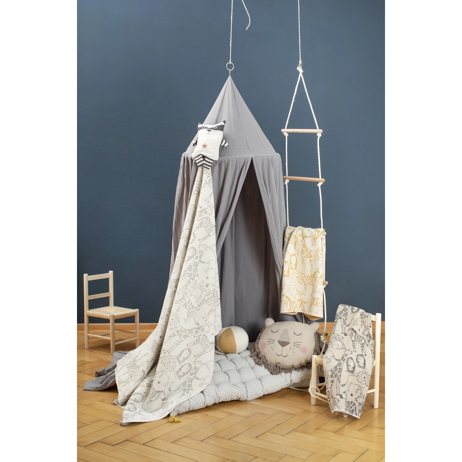 FUSSENEGGER Babydecke Safari natur