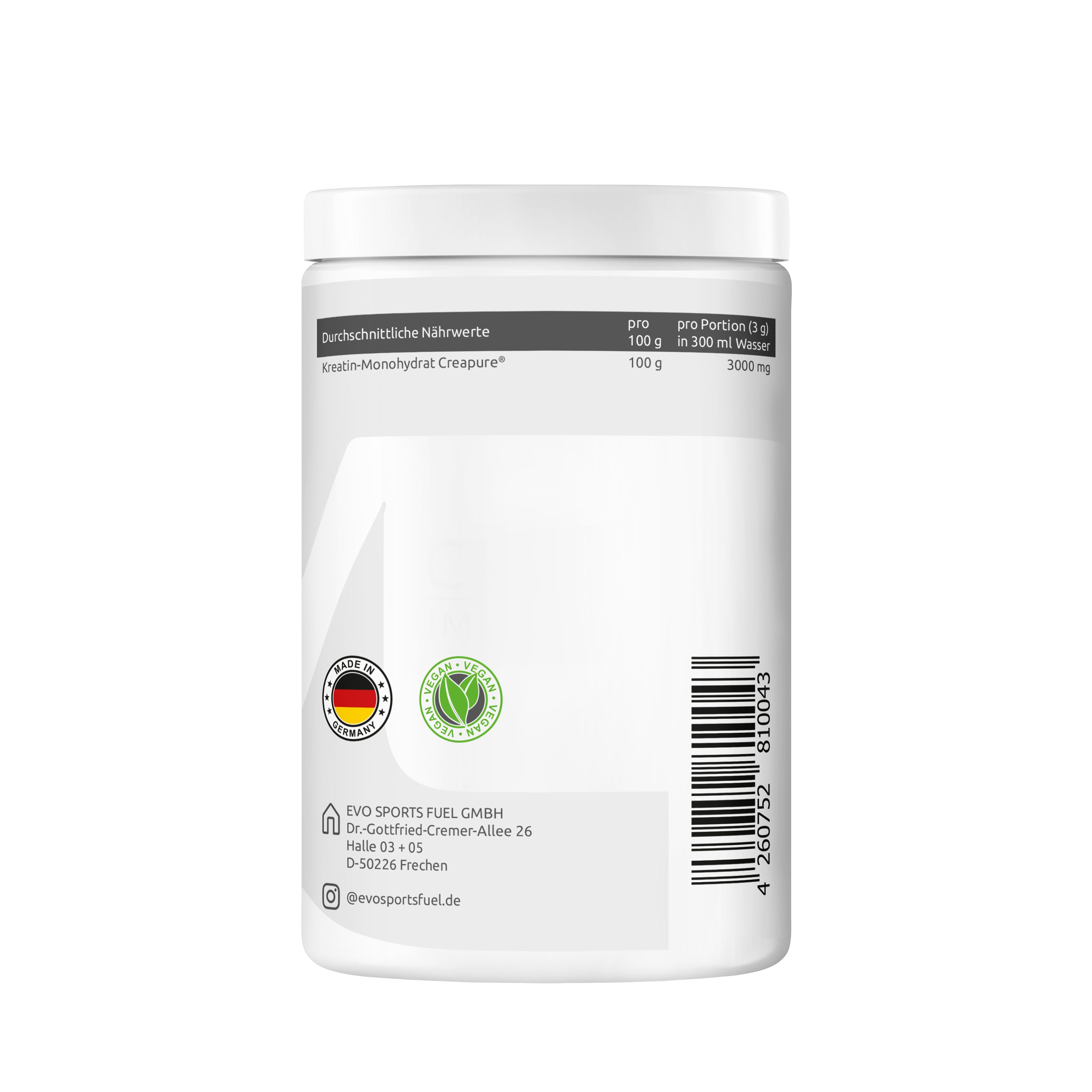 EVO Kreatin Monohydrat Creapure®