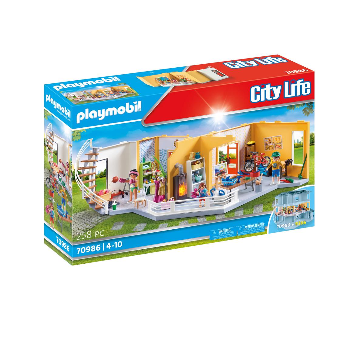 Extension Maison Moderne Playmobil City life 70986