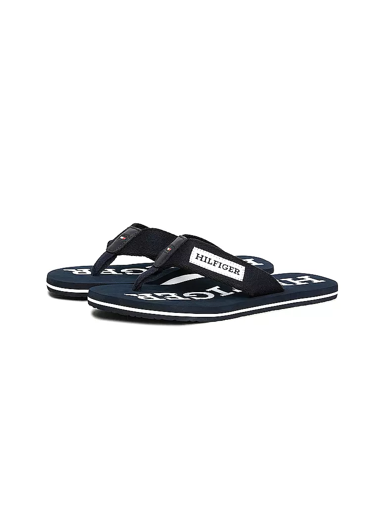TOMMY HILFIGER Badeschuhe - Zehentrenner  blau