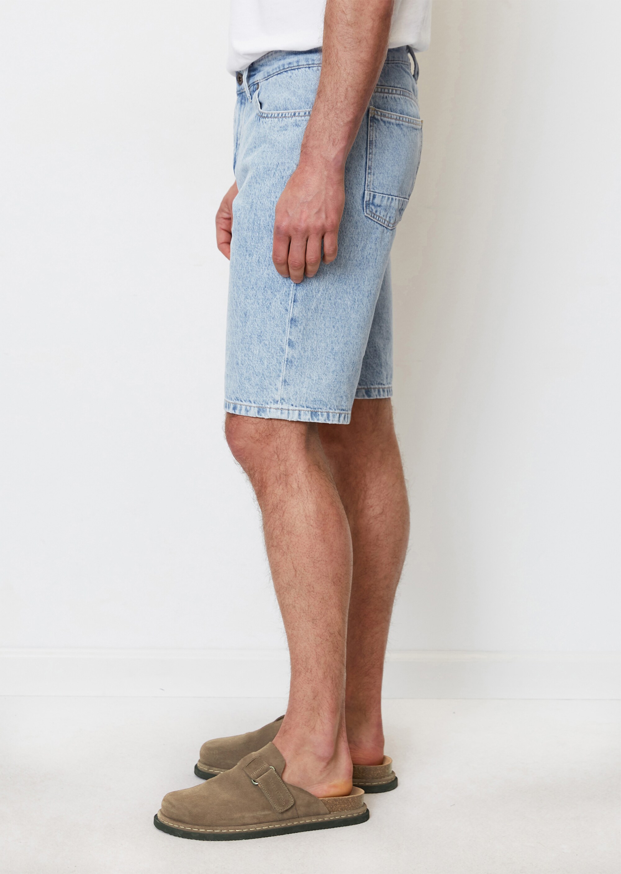 Jeansshorts Modell HAMAR aus reiner Bio-Baumwolle