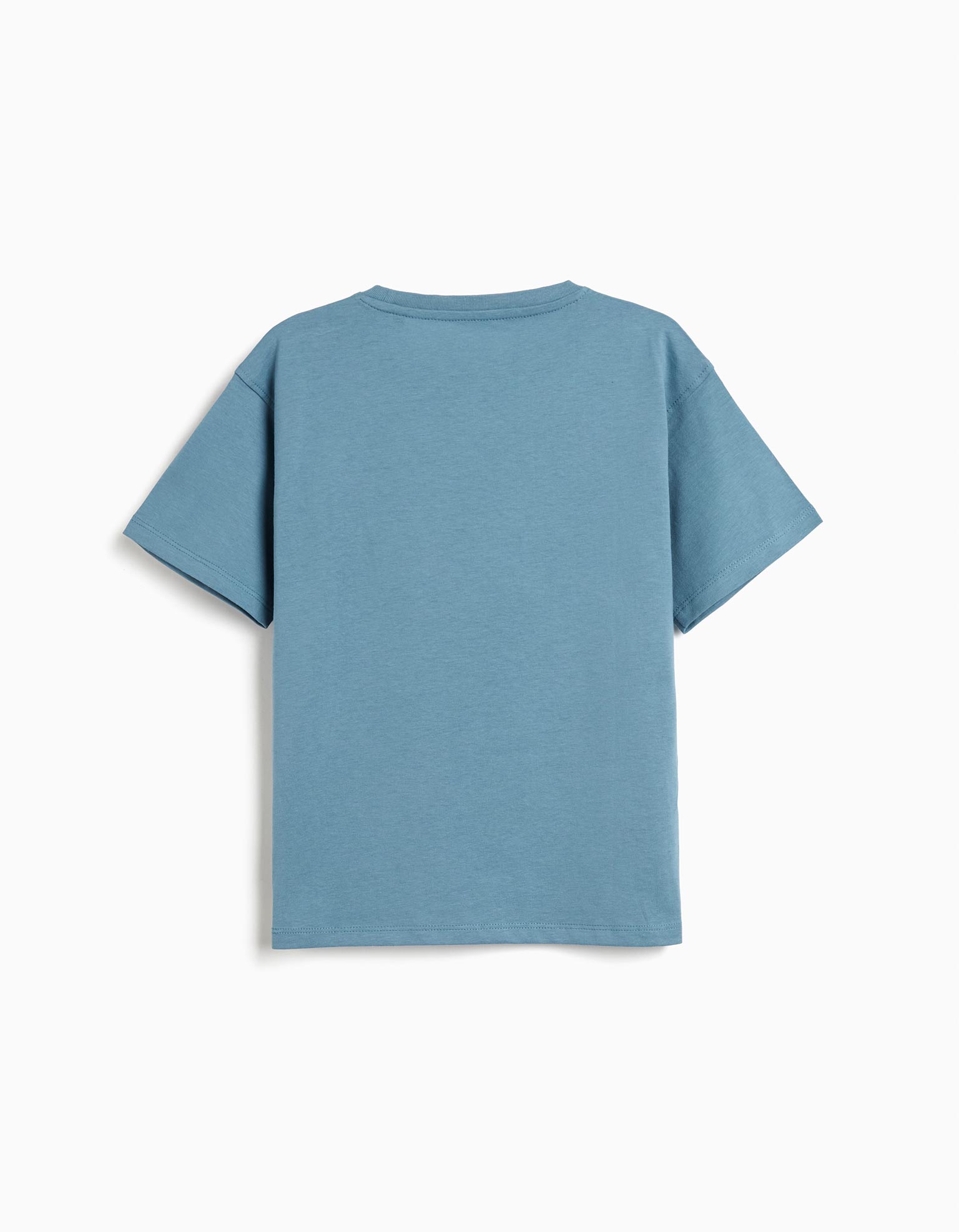 T-shirt Print, Menino, Azul