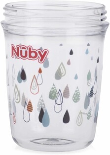 Nuby Wonderbeker Grijs 6m  240ML