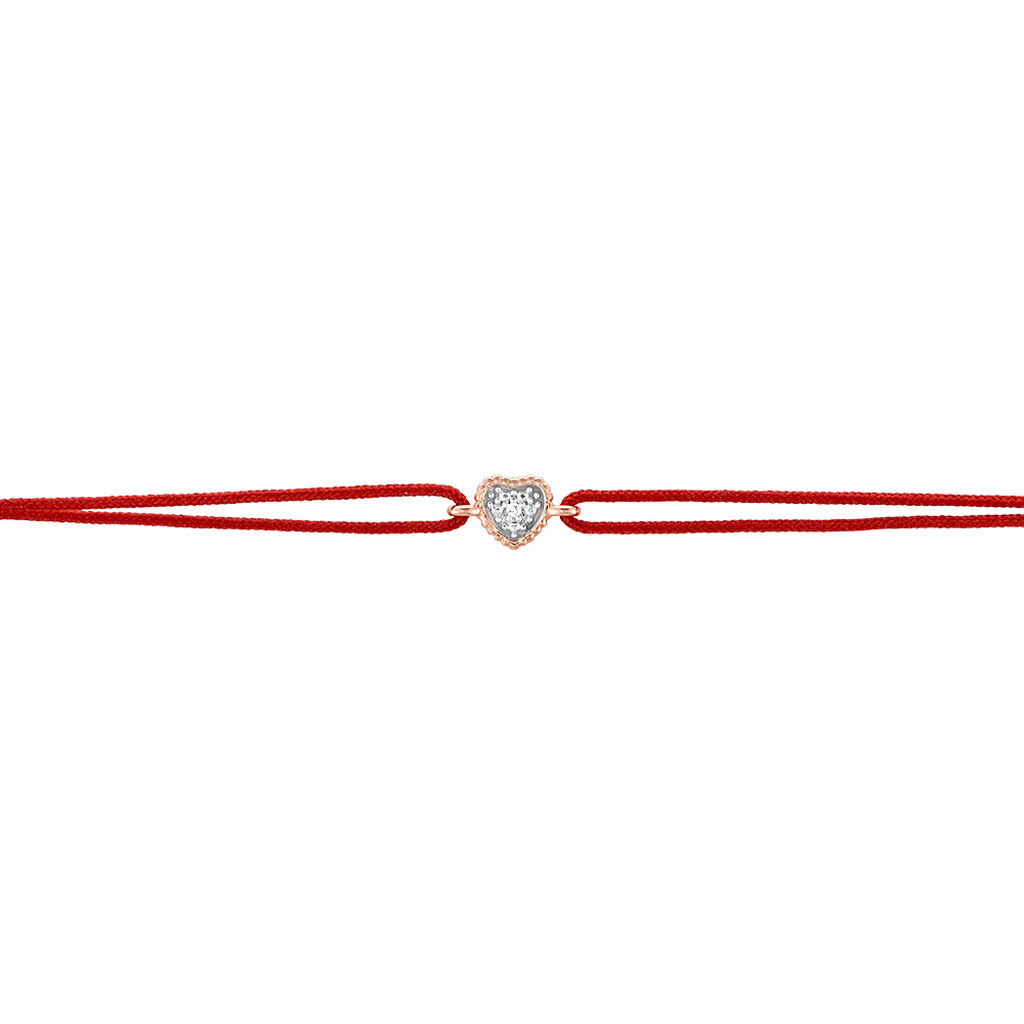 Bracelet Mon 1er Diamant Or Rose Diamant