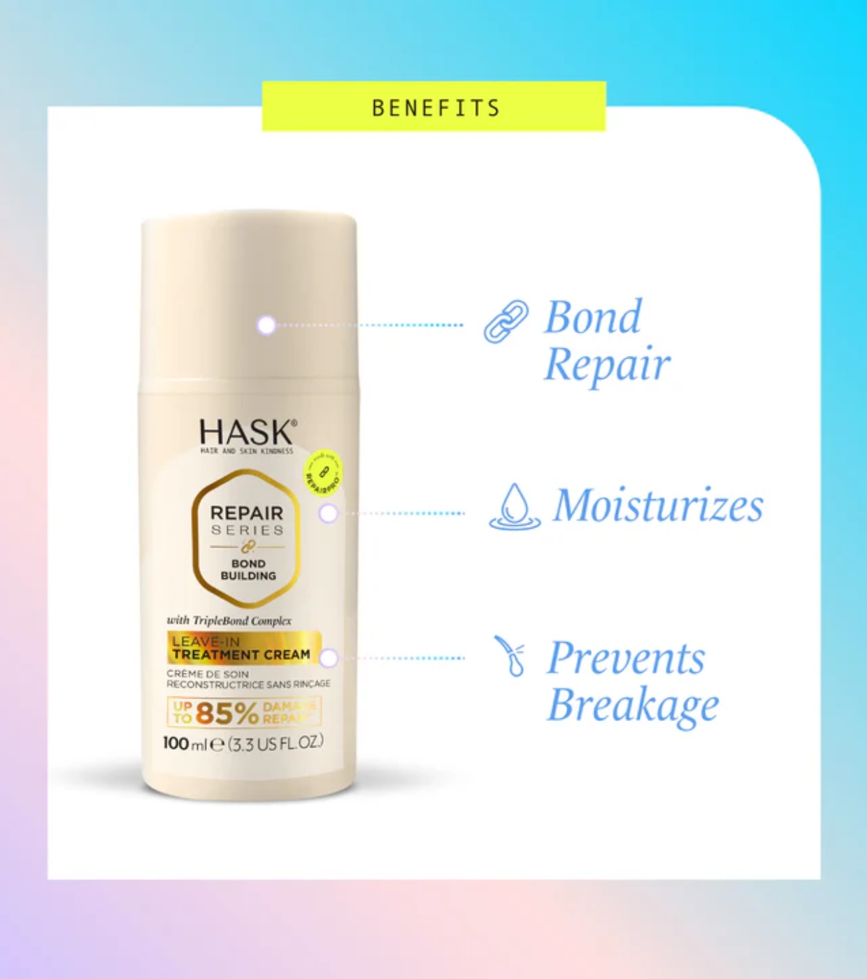 Hask - *Repair Series* - Creme Leave-in Leave-in Bond Building