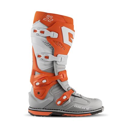 Bottes cross Gaerne SG22 ORANGE/WHITE/GREY 2025 - Orange / Blanc