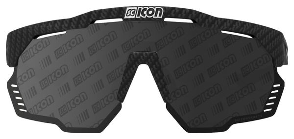 Scicon Sports Aeroshade Kunken Monogram Lunettes De Soleil De Performance Sportive (Scnpp Multimiror Silver/Compagnon De Carbone)