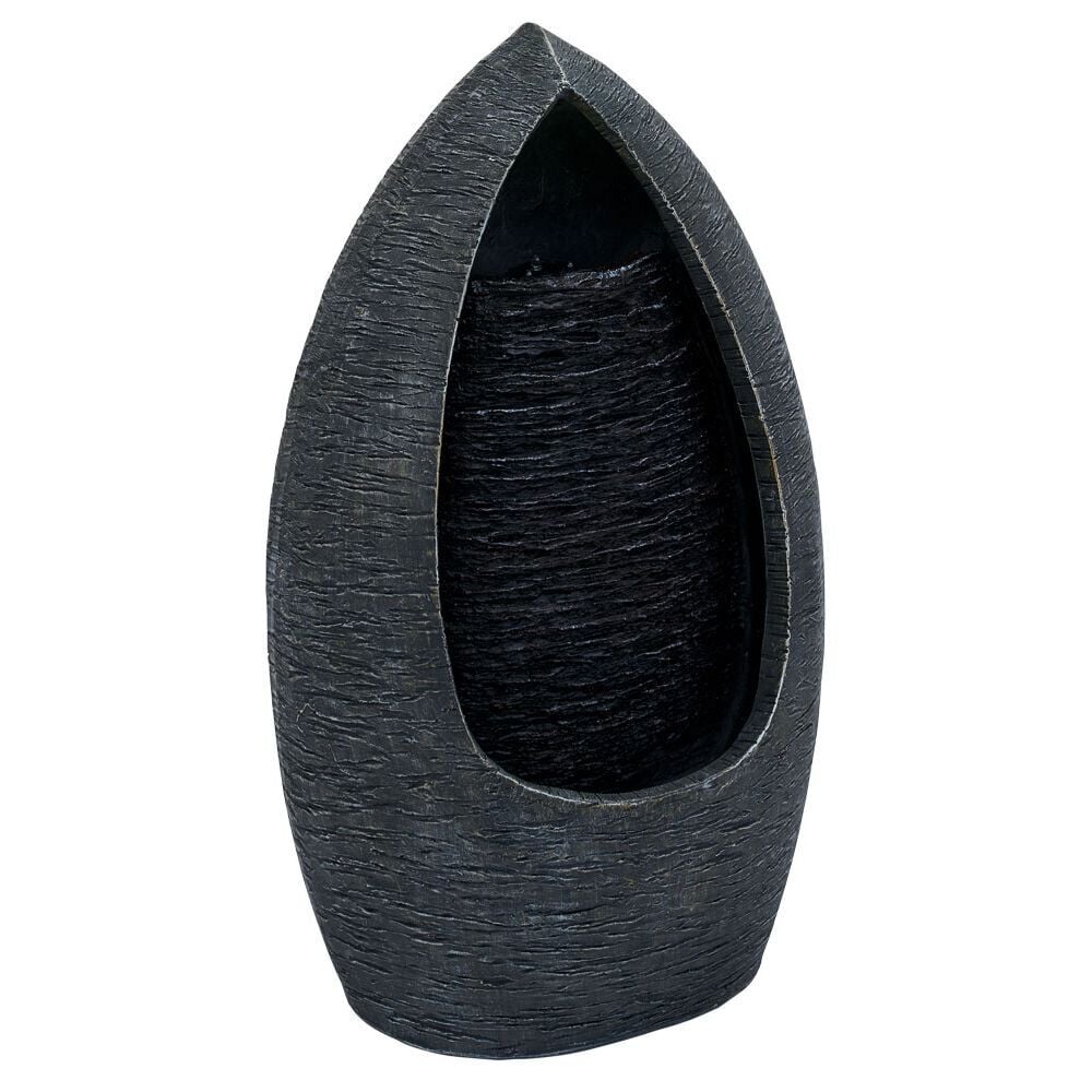 Fontaine de jardin lumineuse design chute d'eau H40cm