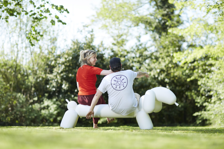 Fatboy Attackle! 2-zits tuinbank White