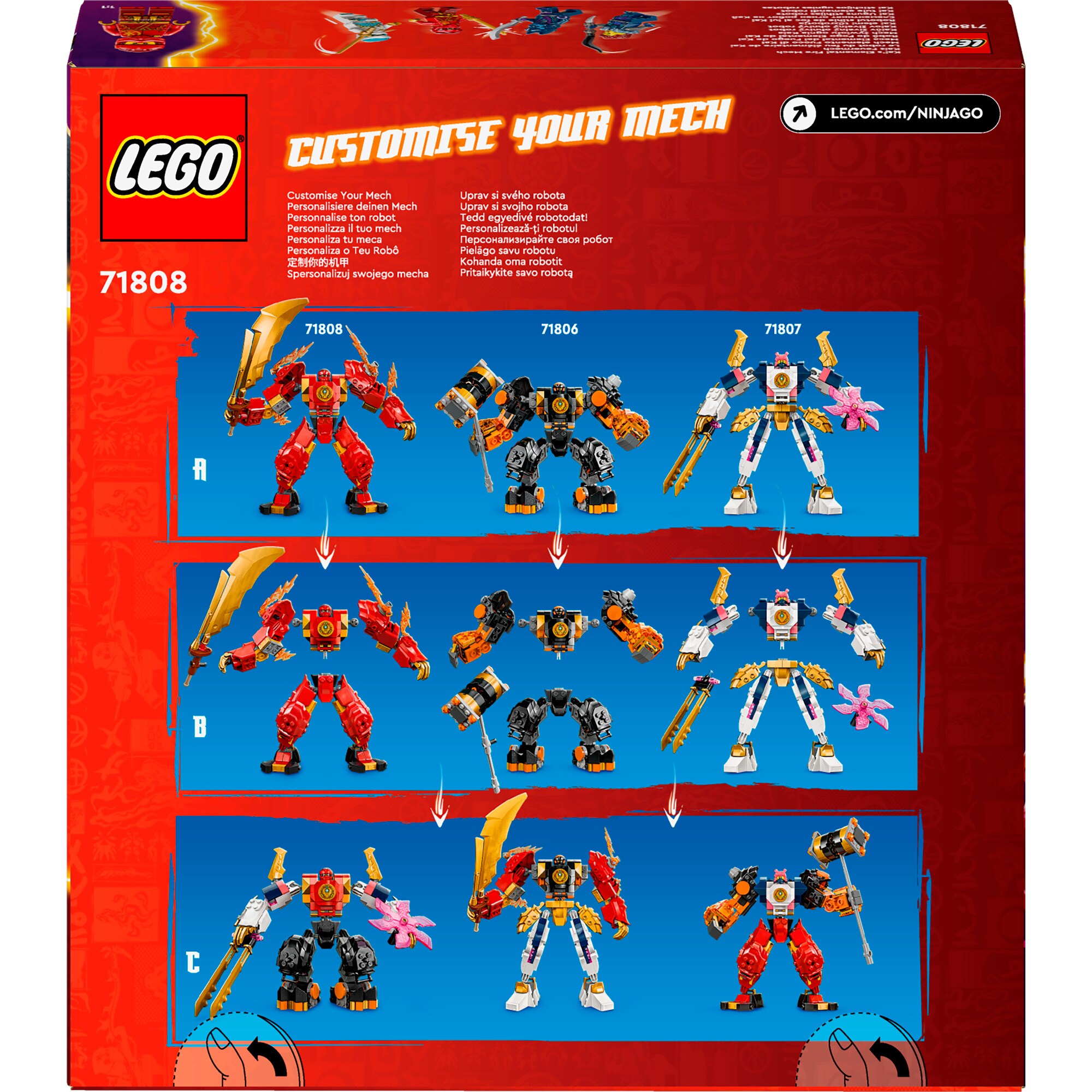 LEGO Konstruktionsspielzeug Ninjago Kais Feuermech