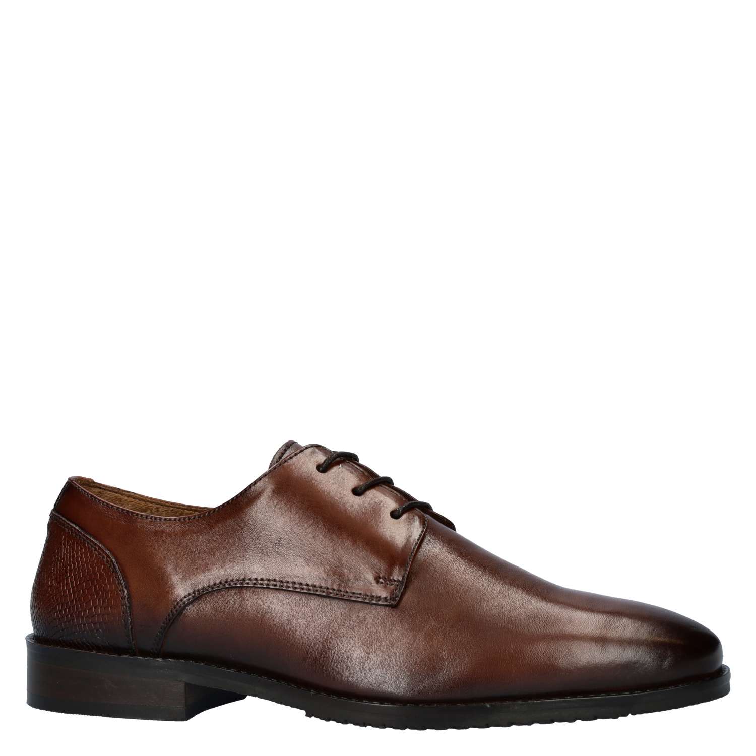 Nelsen heren nette schoen Nelson Cognac