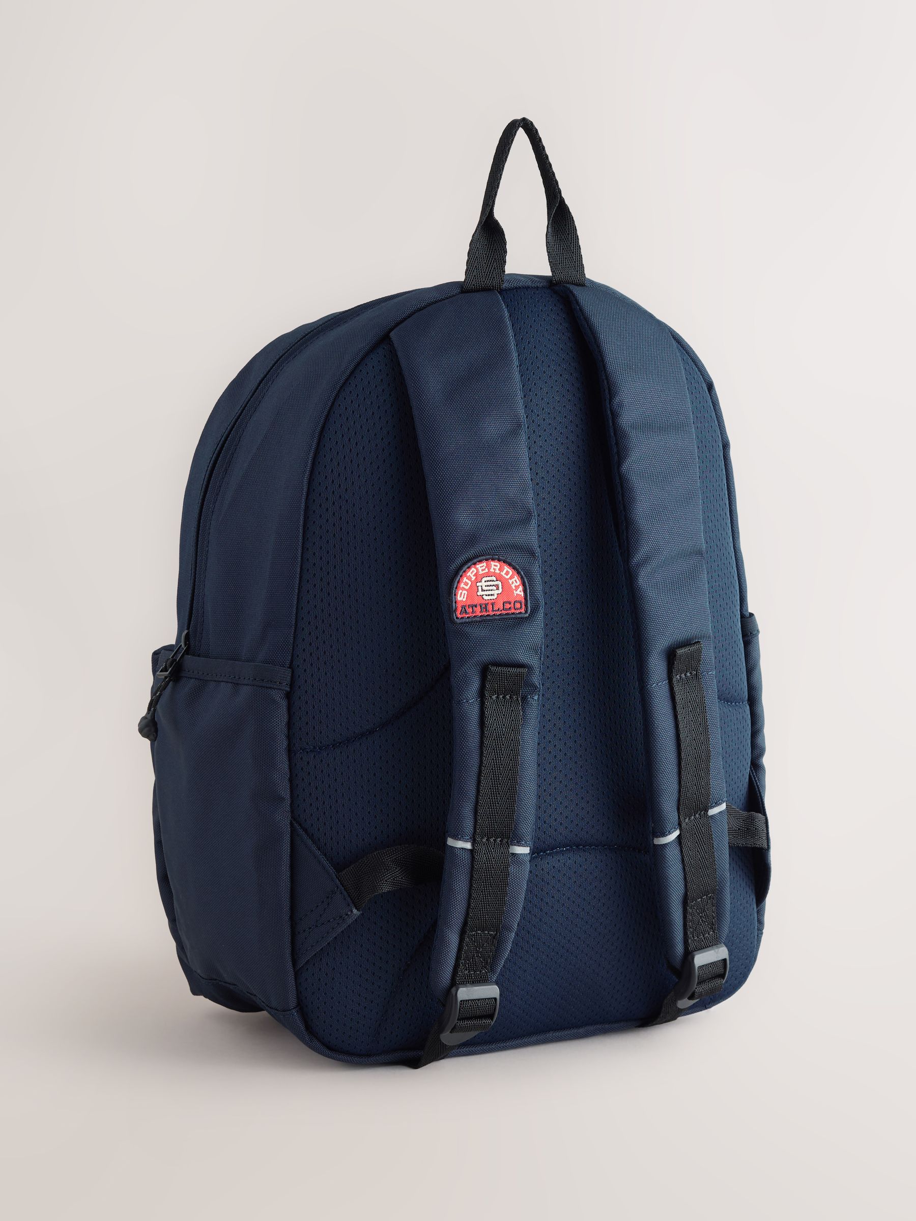 Marineblauw - Superdry Back to School Embroidered Varsity Badge Logo Backpack