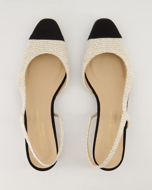 Konstantin Starke Rosette Slingpumps in Beige