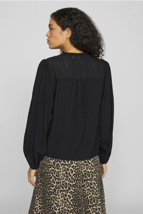 Vila zwarte dames t-shirt