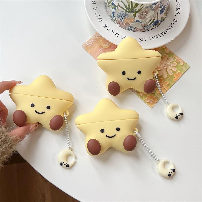 Jaguara - Star Moon Charm AirPods / Pro oortelefoonhoesje
