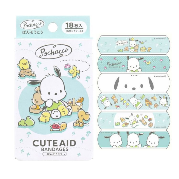 Santan - Sanrio POCHACCO Pleister (18 Stuks)