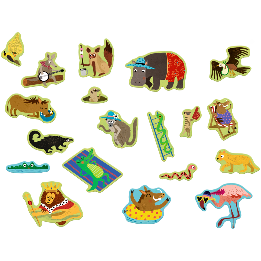 Coppenrath Wimmel-Stickerwelt: Wilde Tiere