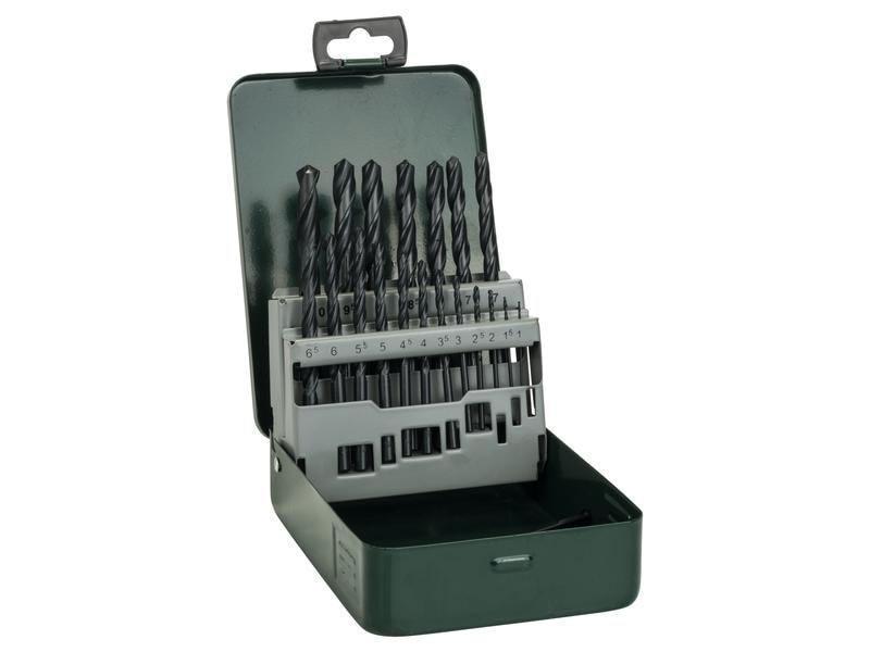 Bosch Metallbohrer-Set HSS-R, 19-teilig 19-teiliges HSS-R-Spiralbohrer-Set
