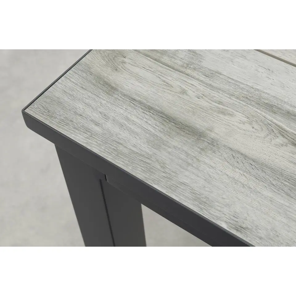 Hartman Comino dining tuintafel 223x105 cm. - Keramiek/Grijs