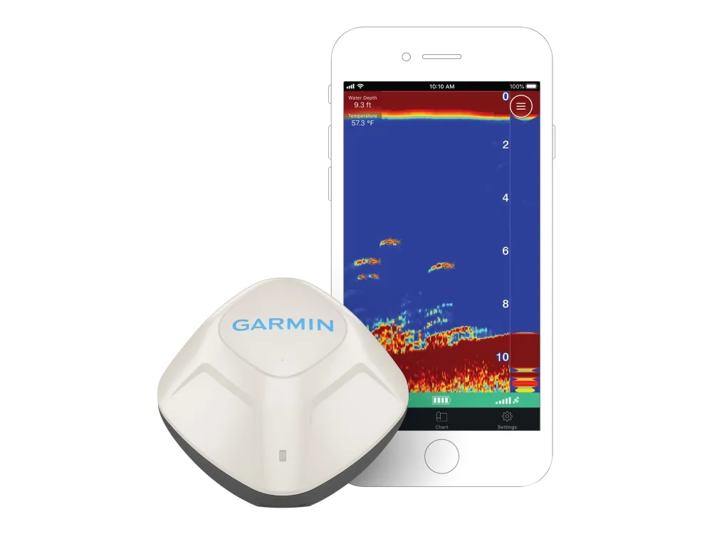 Garmin STRIKER Cast - Fiskefinder - inkluderet transducer - dobbelt-stråle