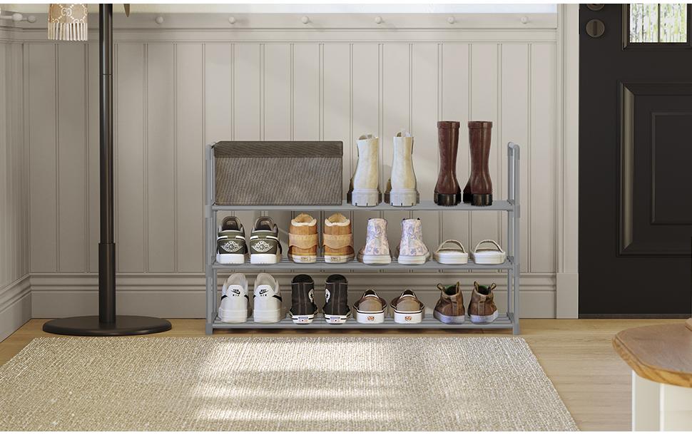 Schuhregal 92 x 55 cm, GrauSchuhablage