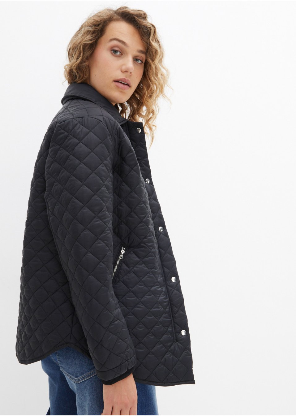 Veste matelassée avec col, légèrement rembourrée