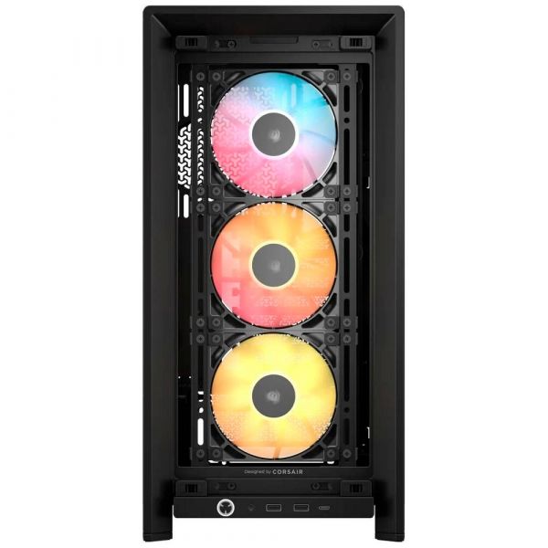 Corsair FRAME 4000D RS ARGB Semi E-ATX Vidro Temperado USB-C Preta