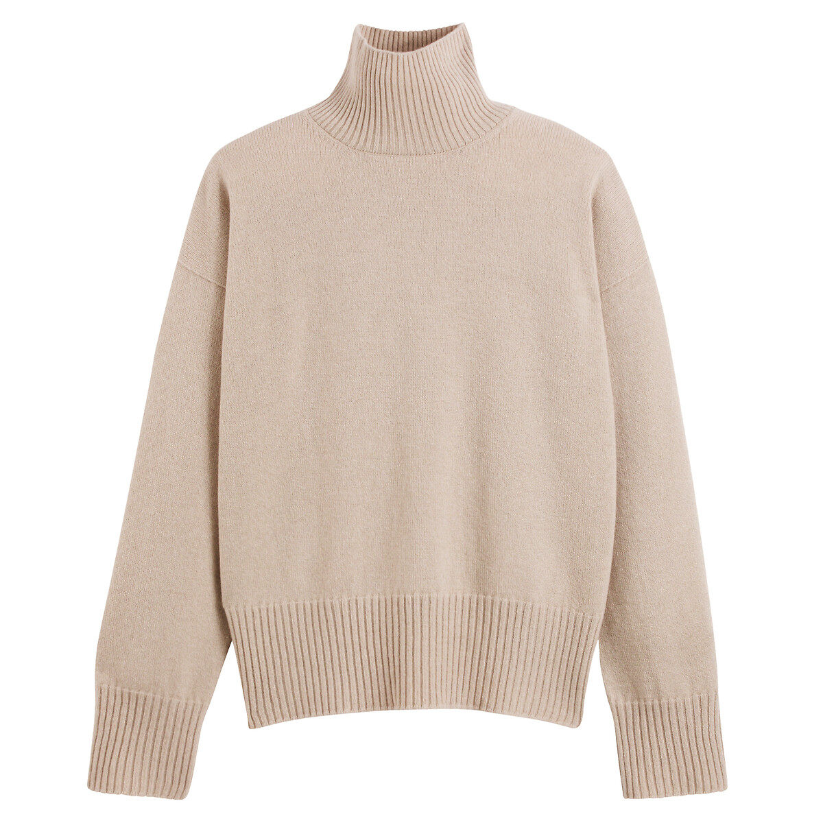 COLEÇÕES LA REDOUTE<br>Trui em lã e cashmere, fabricado na França